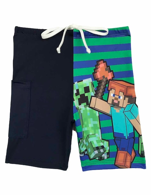 Traje de baño bóxer Minecraft para niño