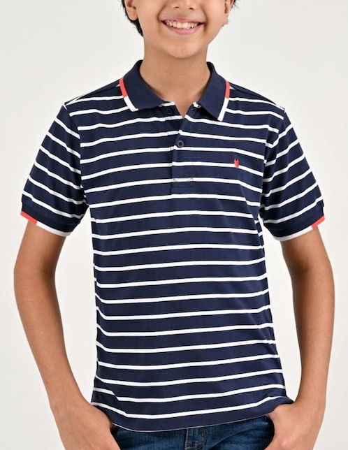 Playera tipo polo Yale para niño