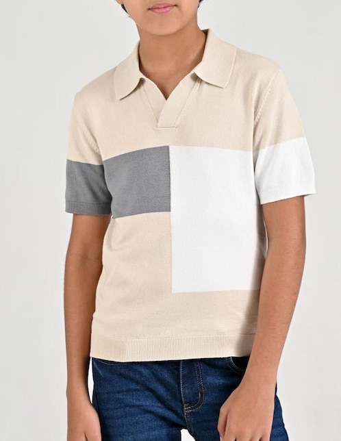 Playera tipo polo Yale para niño