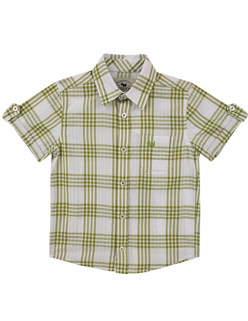 Camisa casual Amun de algodón manga corta para niño 1