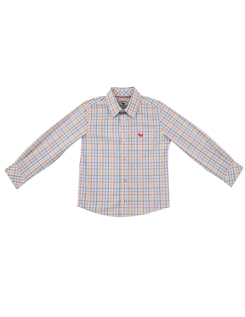 Camisa casual Ferrioni Bande de algodón manga larga para niño