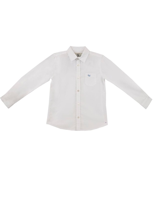 Camisa casual Ferrioni Nalit de algodón manga larga para niño