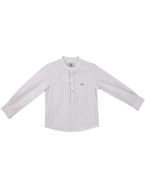 Camisa casual Ferrioni Javert de algodón manga larga para niño