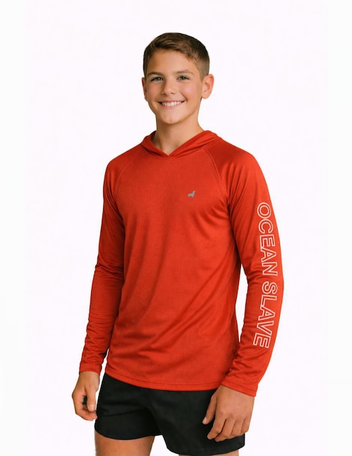 Playera Ocean Slave manga larga para niño