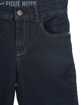 Jeans slim Piquenique lavado obscuro para niño