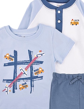 Conjunto Baby Creysi de algodón para niño