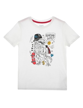 Playera 365 Essential manga corta para niño