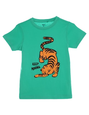 Playera Matt & Megan Manga Corta Para Niño