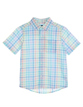 Camisa Casual The Children's Place De Algodón Manga Corta Para Niño