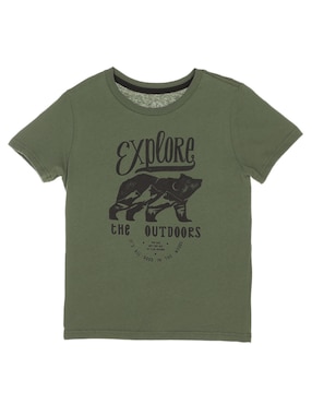 Playera 365 Essential manga corta para niña