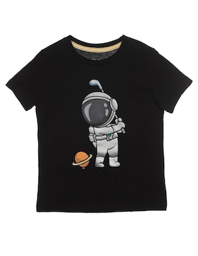 Playera 365 Essential Manga Corta Para Niño