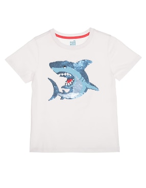 Playera Piquenique Manga Corta Para Niño