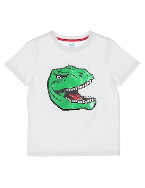 Playera Piquenique Manga Corta Para Niño