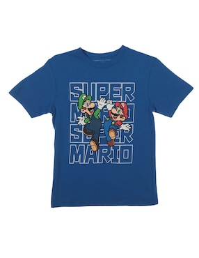 Playera Nintendo Manga Corta Para Niño