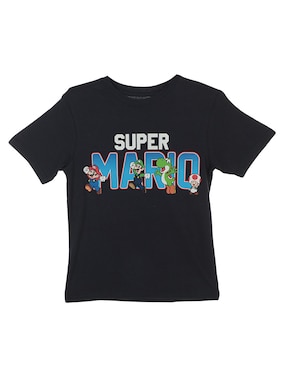 Playera Nintendo Manga Corta Para Niño