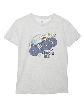 Playera Matt & Megan Manga Corta Para Niño