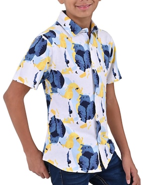 Camisa casual Supply de algodón manga corta para niño