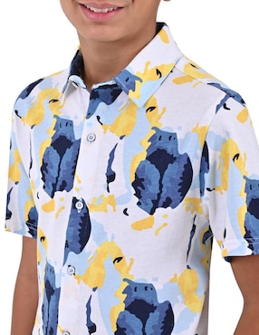 Camisa casual Supply de algodón manga corta para niño