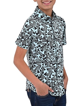 Camisa casual Supply de algodón manga corta para niño