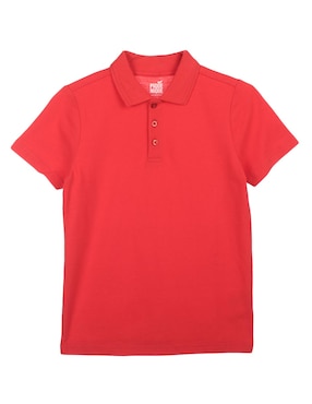 Playera Tipo Polo Piquenique De Algodón Para Niño