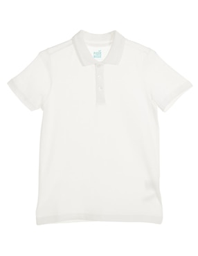 Playera Tipo Polo Piquenique De Algodón Para Niño