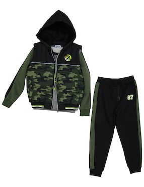 Conjunto Casual Push Para Niño 3 Piezas