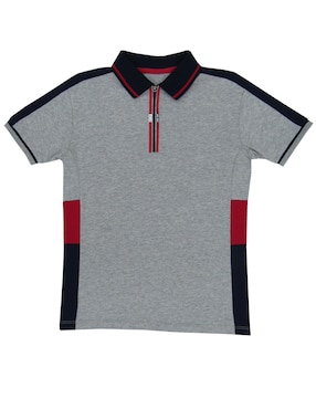 Playera Tipo Polo Push De Algodón Para Niño