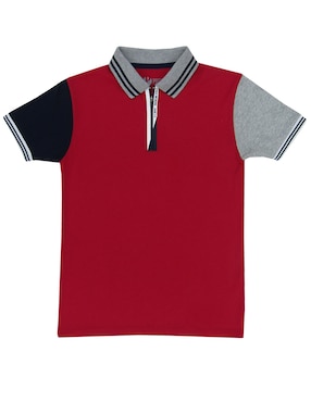 Playera Tipo Polo Push De Algodón Para Niño