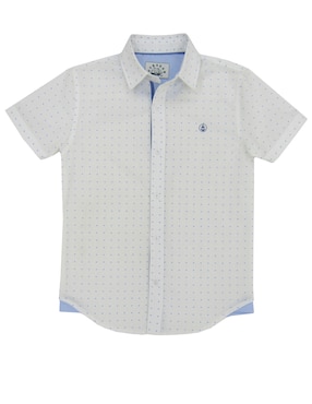 Camisa Casual Ouragan De Algodón Manga Corta Para Niño