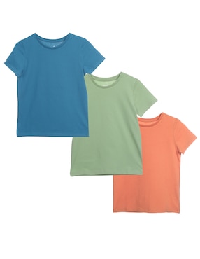 Set Playera Piquenique Manga Corta Para Niño