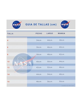 Chamarra Nasa para niño