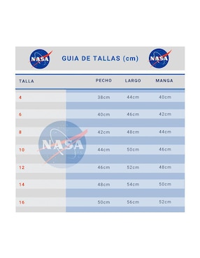 Chamarra Nasa para niño