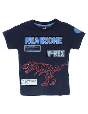 Playera Piquenique Manga Corta Para Niño