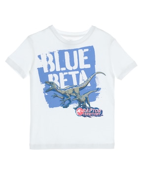 Playera Jurassic World Manga Corta Para Niño