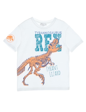 Playera Jurassic World Manga Corta Para Niño