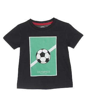 Playera 365 Essential Manga Corta Para Niño