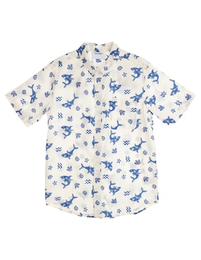 Camisa Casual Old Navy De Algodón Manga Corta Para Niño