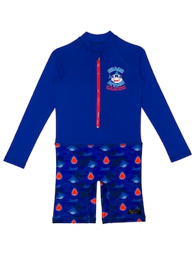 Wetsuit Sunskin Estampado Para Niño