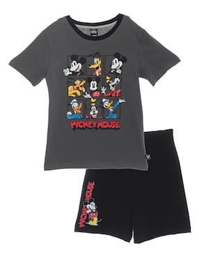 Conjunto Disney Mickey Mouse De Algodón Para Niño 2 Piezas