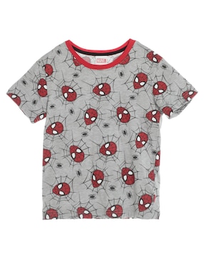 Playera Spider-Man Manga Corta Para Niño