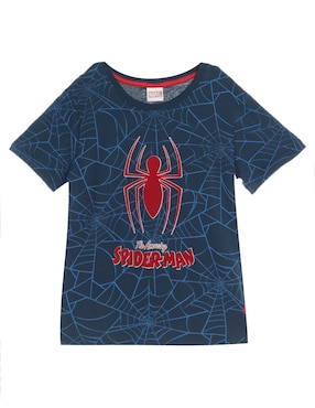 Playera Spider-Man Manga Corta Para Niño