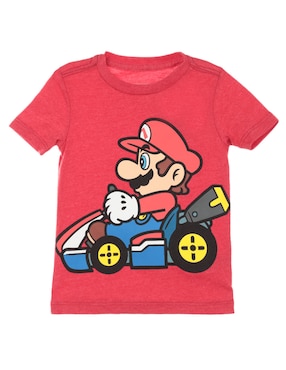 Playera Nintendo Manga Corta Para Niño