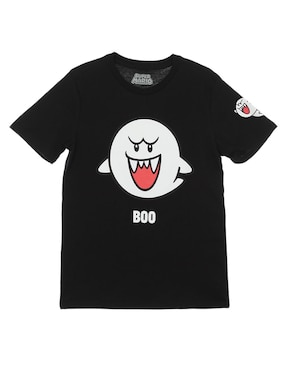 Playera De Halloween Nintendo Manga Corta Para Niño