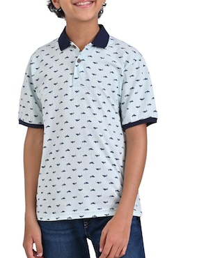 Playera Tipo Polo Yale Para Niño