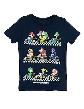 Playera Nintendo Manga Corta Para Niño