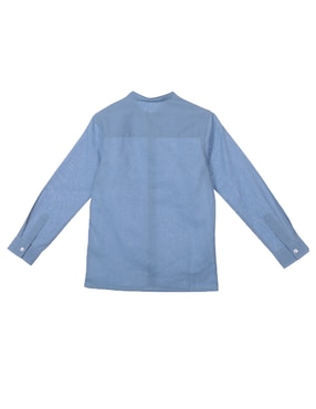 Camisa casual Piquenique de algodón manga larga para niño