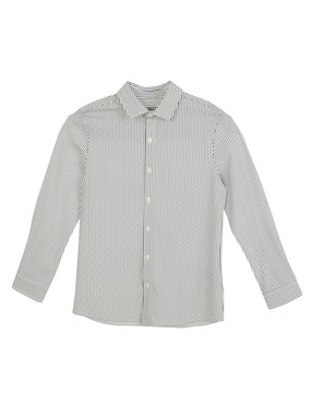 Camisa Casual Piquenique Manga Larga Para Niño