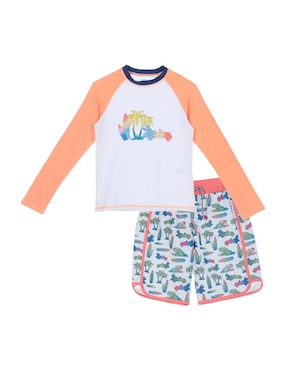 Traje De Baño Short Piquenique Para Niño