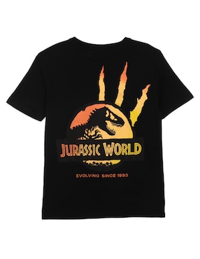 Playera Jurassic World Manga Corta Para Niño