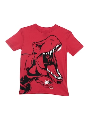 Playera Jurassic World Manga Corta Para Niño